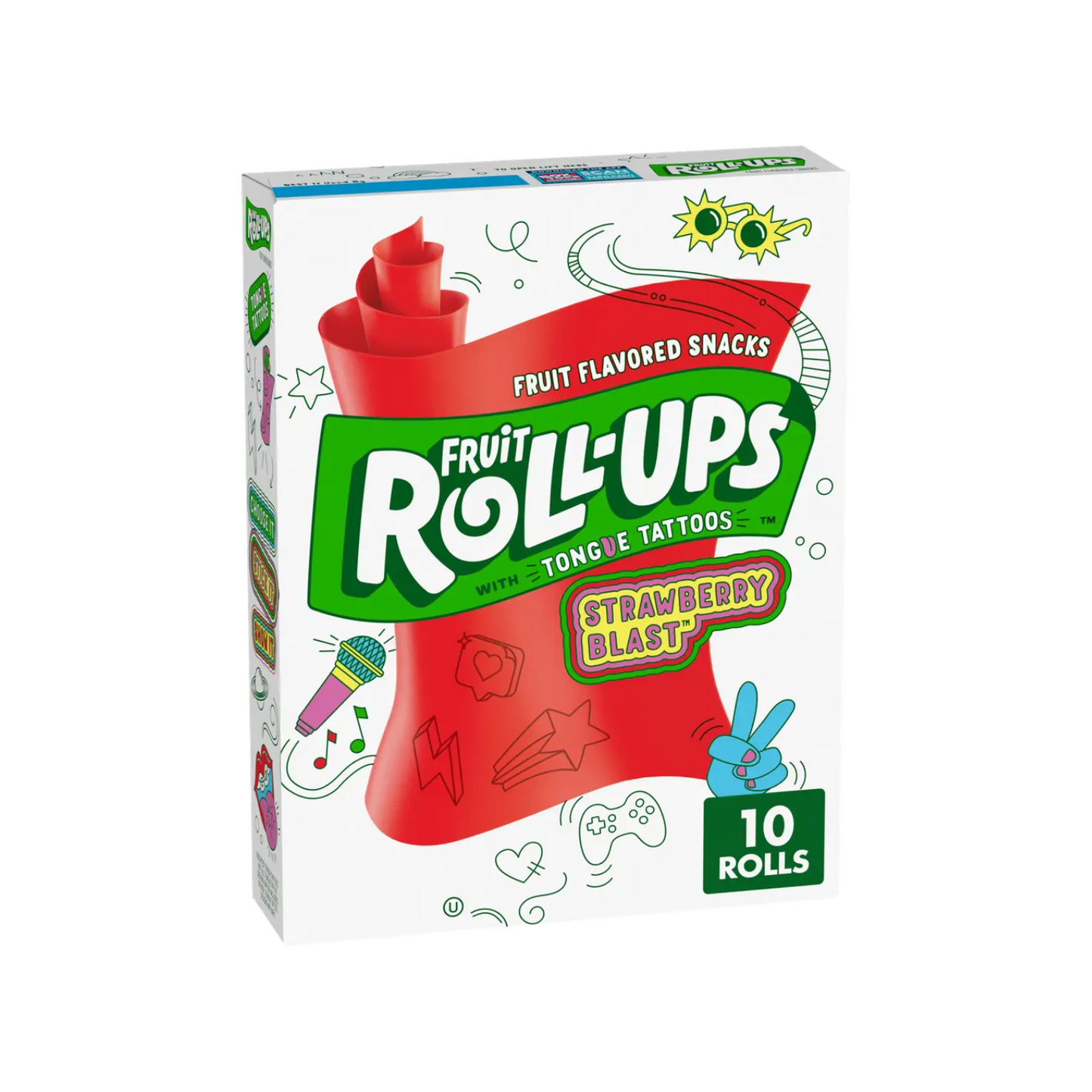 Candy Fruit Roll-Ups Strawberry Blast