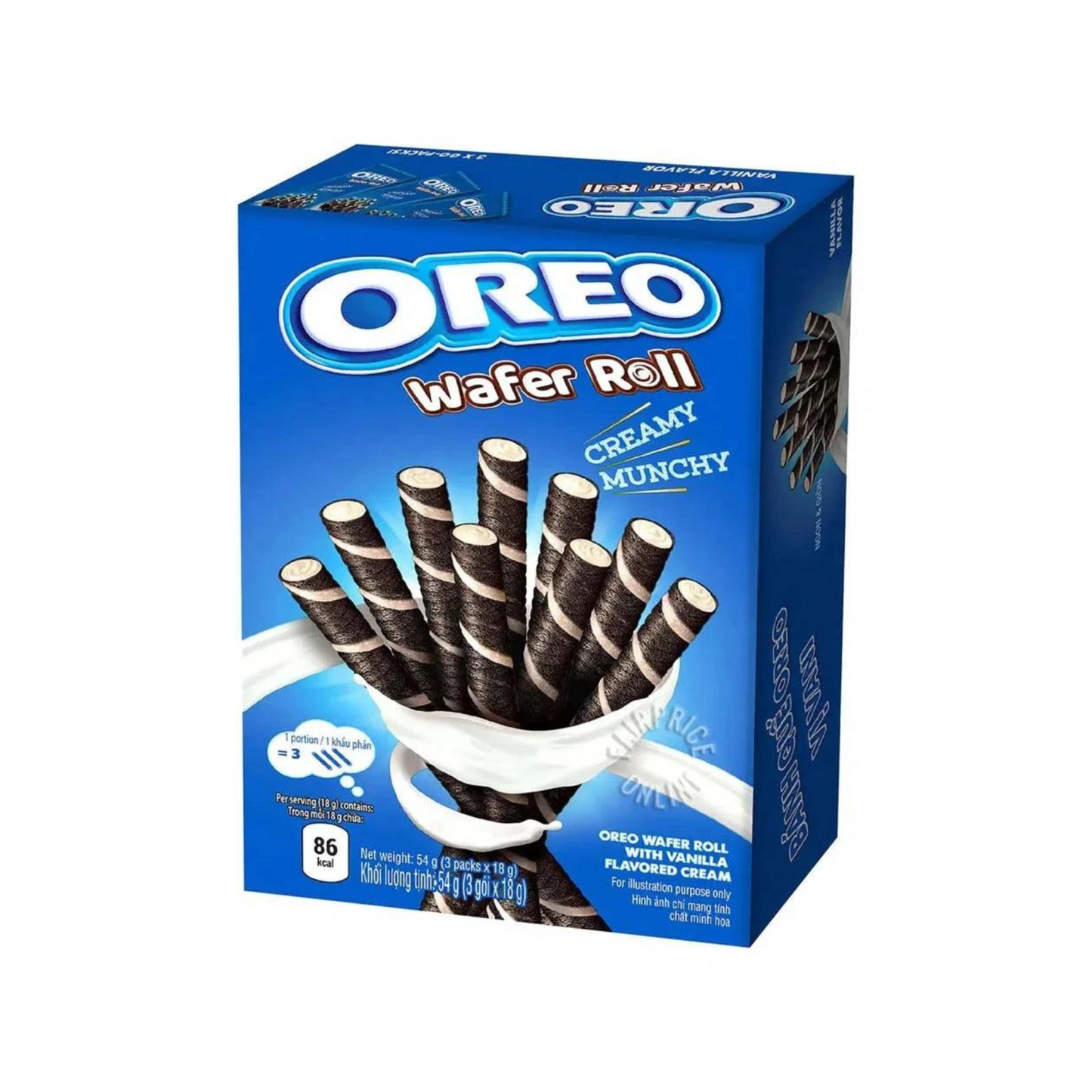Oreo Wafer Rolls Vaniglia